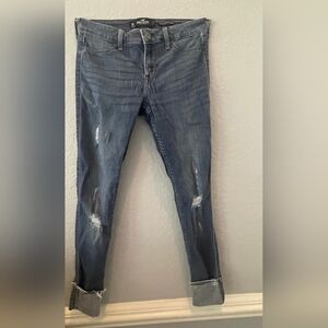 Distressed Blue Women's Jeans